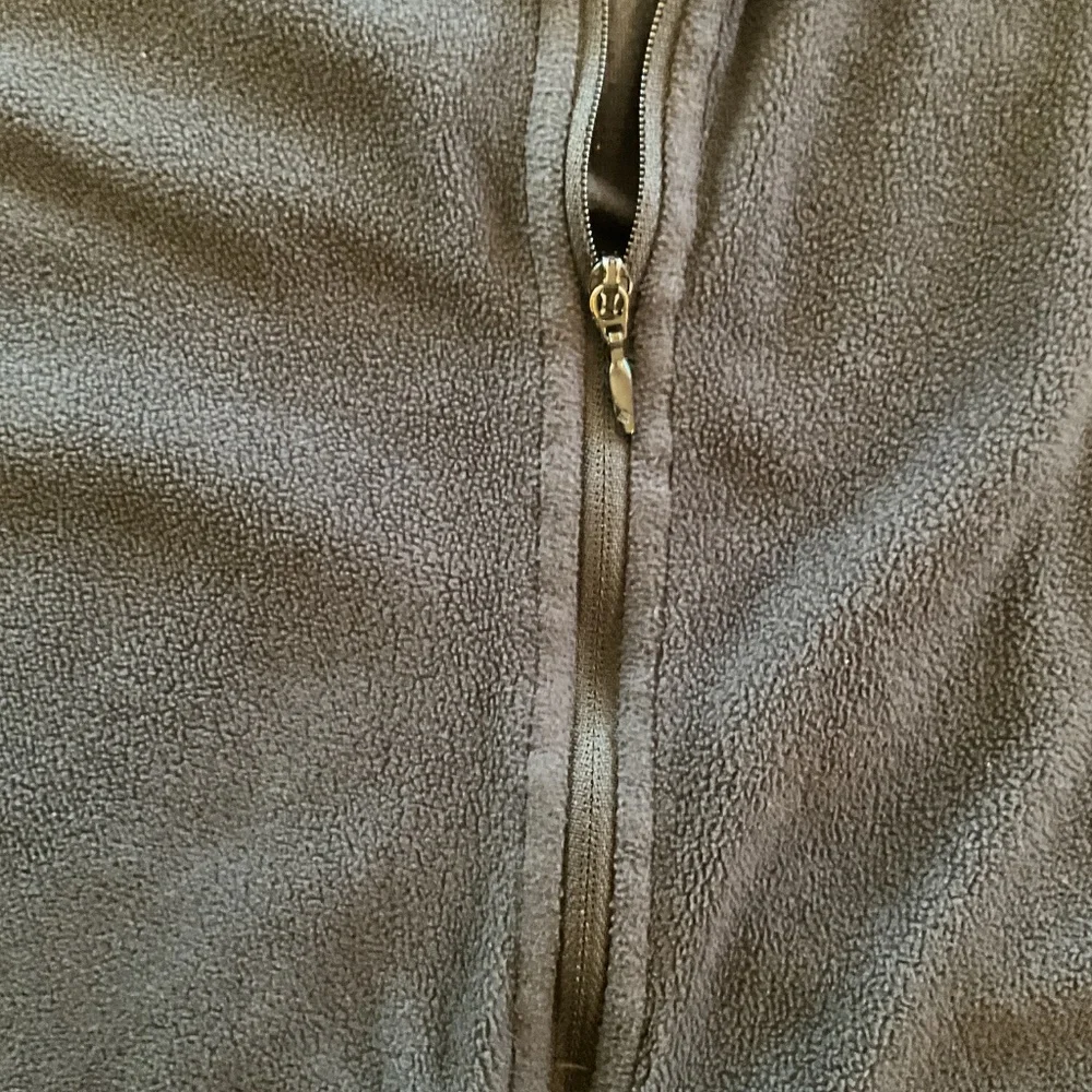 Columbia Lightweight Fleece Jacket full zip size large Black